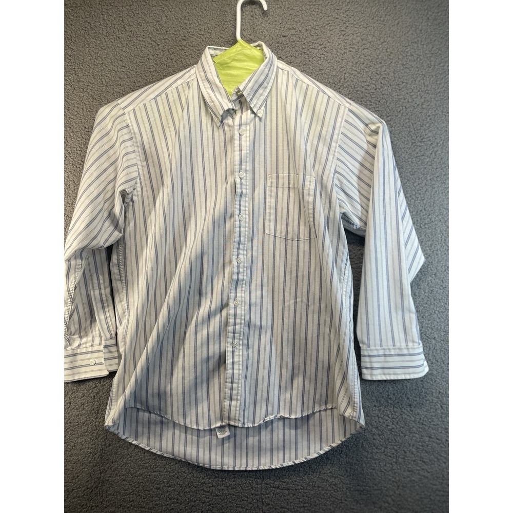 Manhattan Dress Shirt Men's  Size 16.5 32/33 Long Sleeve Pocket Classic Business